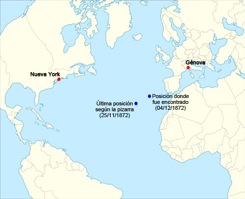 El eterno misterio del Mary Celeste, el barco fantasma que navegaba sin su tripulación
