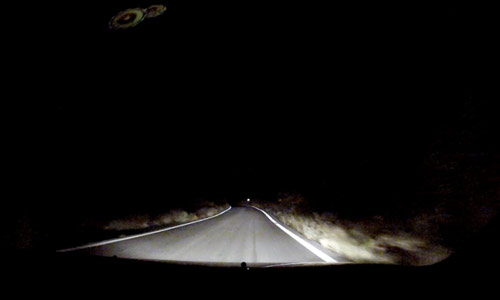 Panico Carretera Pánico por OVNI en la Carretera